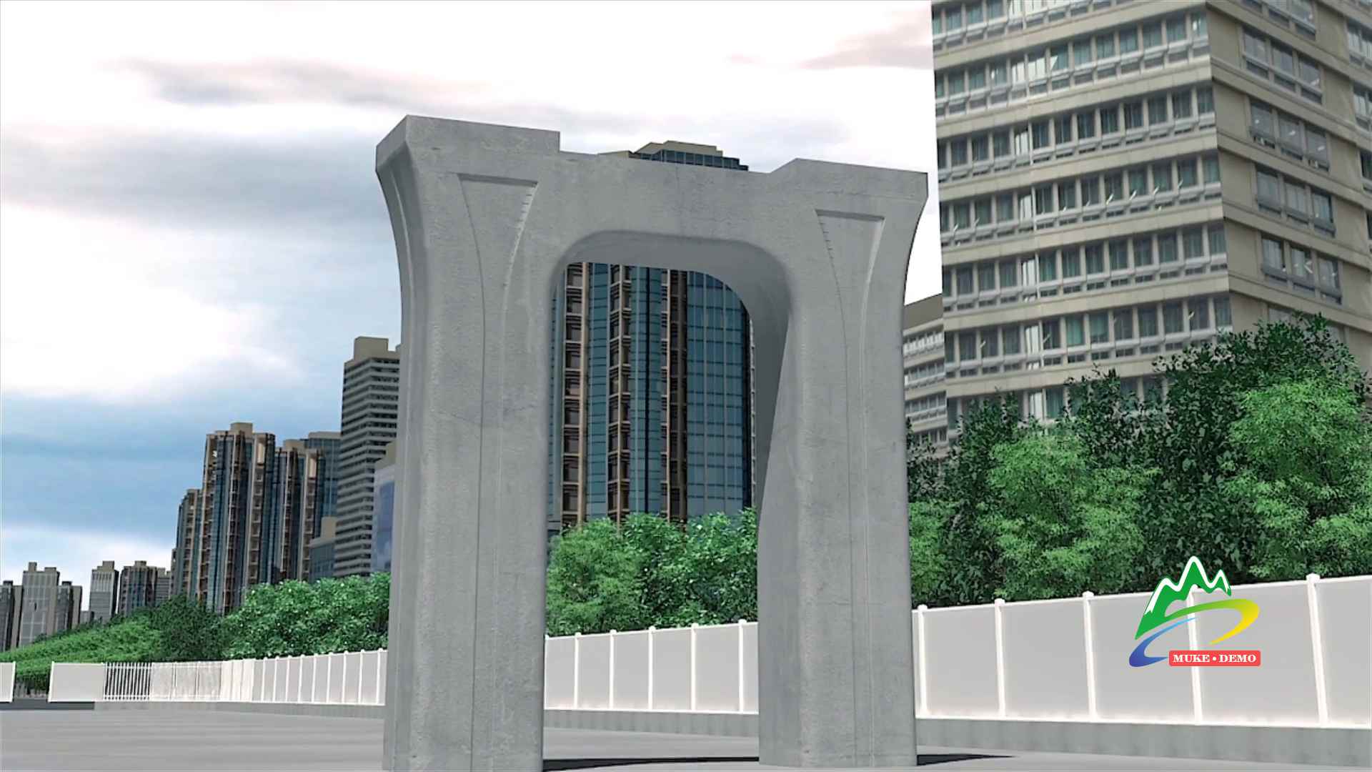 建筑施工3D动画演示视频--中国一冶