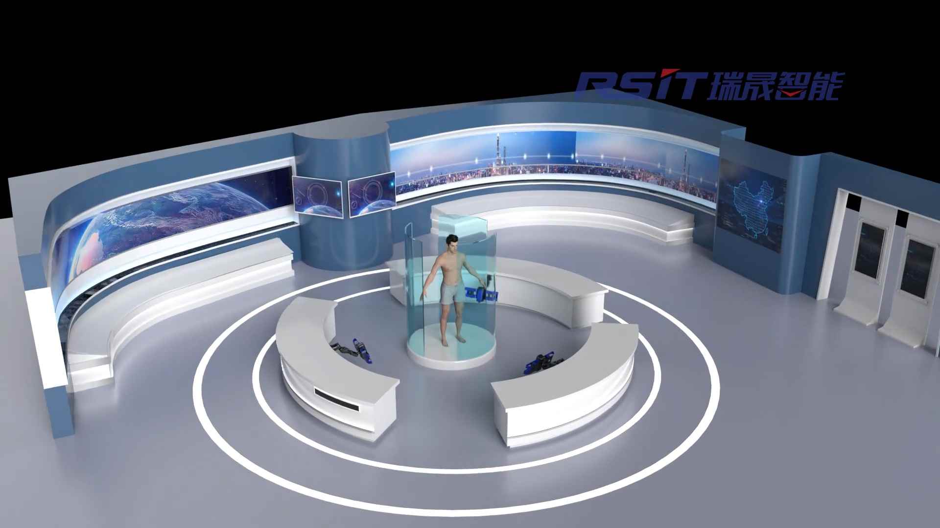 服装生产智能工厂3d动画（1）--服装智能生产大数据系统